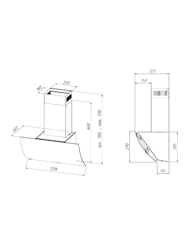 Витяжка кухонна AKPO WK-4 Clarus Eco