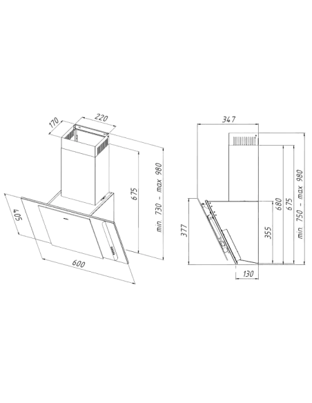 Вытяжка кухонная AKPO WK-4 Mirt Eco