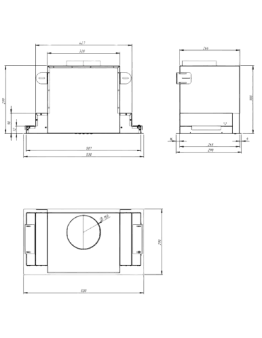 Витяжка кухонна AKPO WK-4 Neva Glass Eco