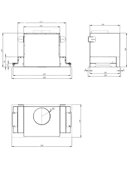 Витяжка кухонна AKPO WK-4 Neva Glass Eco