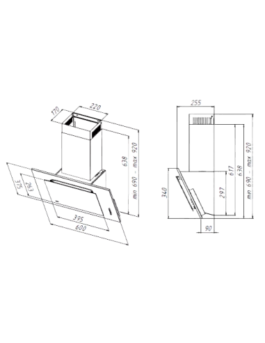 Витяжка кухонна AKPO WK-4 Optima Eco