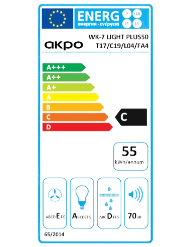 Вытяжка кухонная AKPO WK-7 Light Plus
