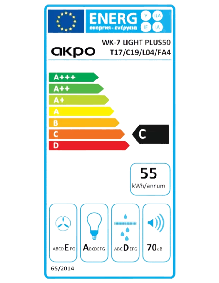Витяжка кухонна AKPO WK-7 Light Plus