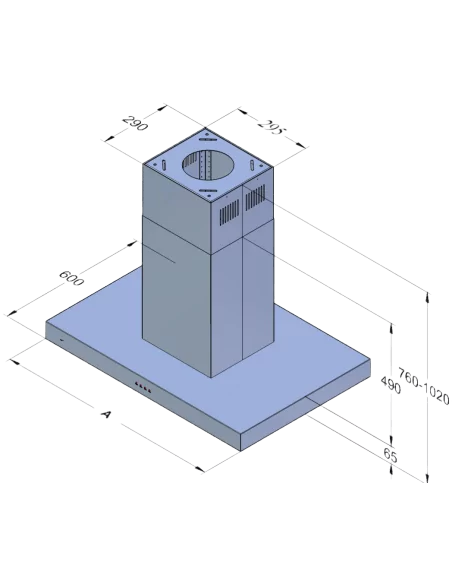 Витяжка кухонна AKPO WK-8 Isla Feniks