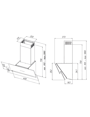 Вытяжка кухонная AKPO WK-9 Balance Pro