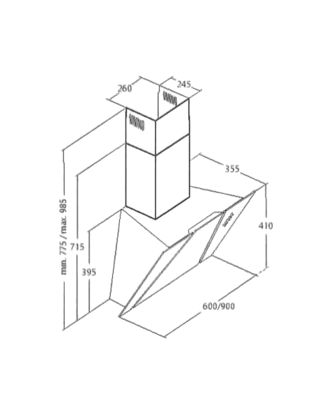 Вытяжка кухонная AKPO WK-9 Cetias