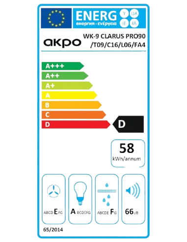 Витяжка кухонна AKPO WK-9 Clarus 60