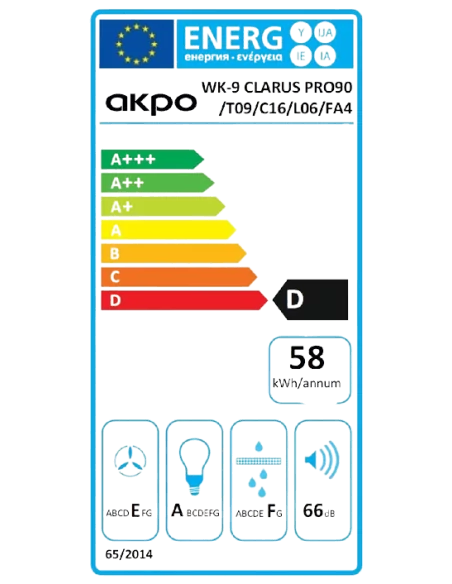 Витяжка кухонна AKPO WK-9 Clarus 60