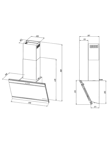 Вытяжка кухонная AKPO WK-9 Kastos New