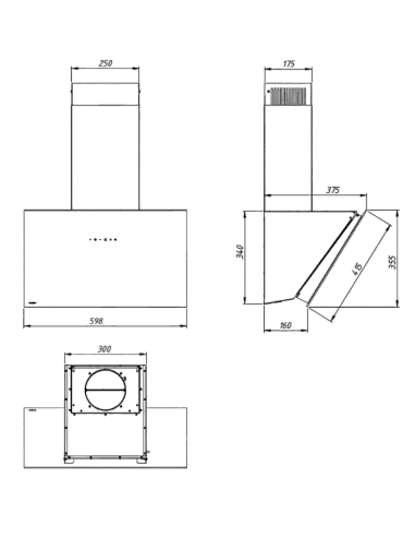 Витяжка кухонна AKPO WK-9 Saturn