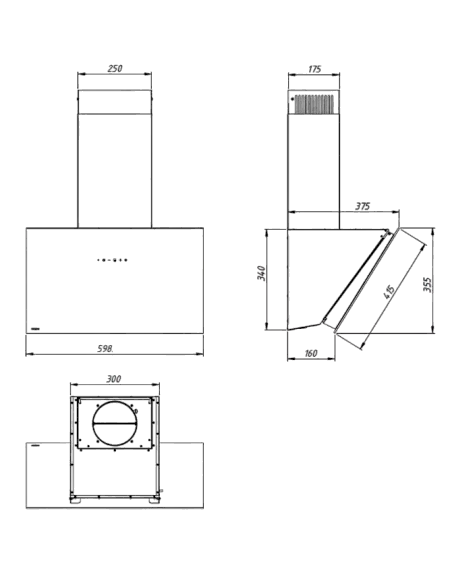Витяжка кухонна AKPO WK-9 Saturn