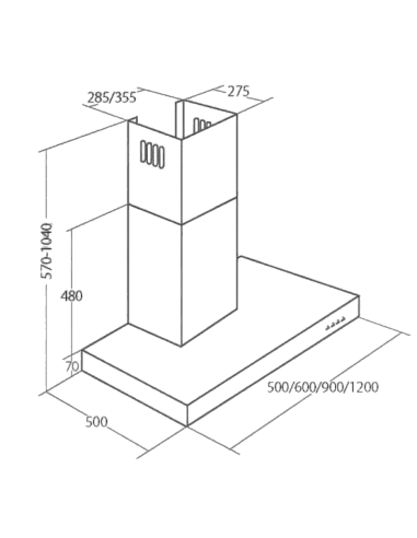 Вытяжка кухонная AKPO WK-4 Feniks Eco