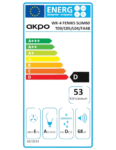 Витяжка кухонна AKPO WK-4 Feniks Slim Eco