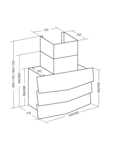 Витяжка кухонна AKPO WK-4 Vario Eco