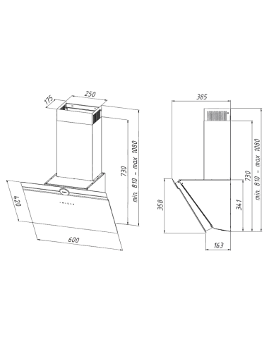 Витяжка кухонна AKPO WK-9 Topaz
