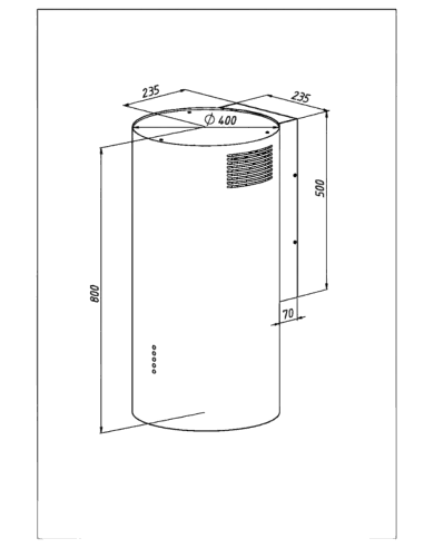 Вытяжка кухонная AKPO WK-10 Balmera WL