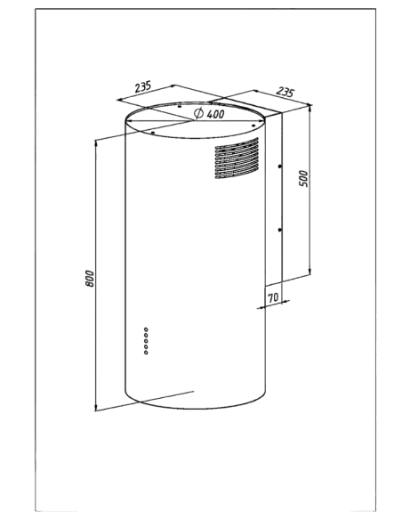 Витяжка кухонна AKPO WK-10 Balmera WL