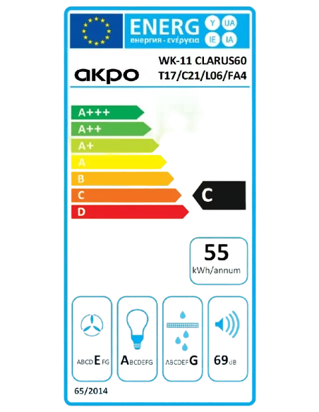 Витяжка кухонна AKPO WK-11 Clarus
