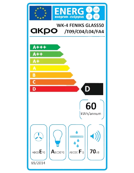 Витяжка кухонна AKPO WK-4 Feniks Glass Eco