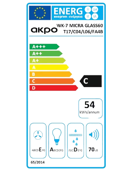 Витяжка кухонна AKPO WK-7 Micra Glass