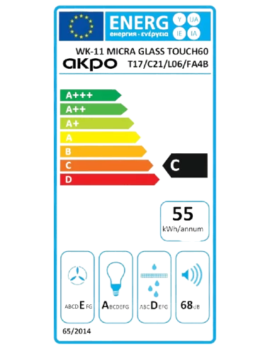 Витяжка кухонна AKPO WK-11 Micra Glass