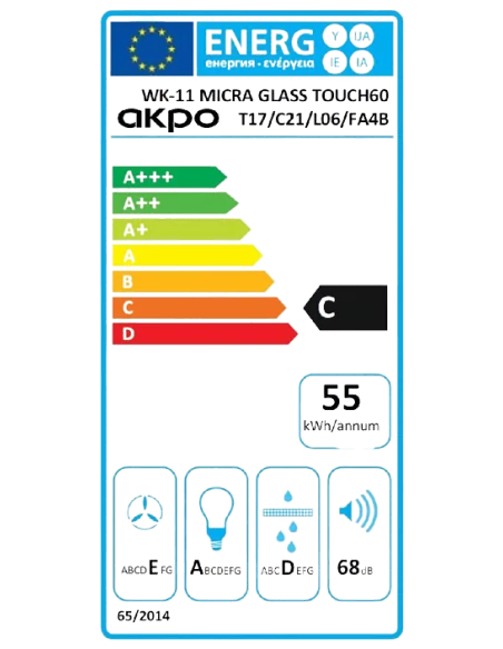 Витяжка кухонна AKPO WK-11 Micra Glass