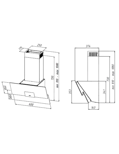 Витяжка кухонна AKPO WK-4 Omega