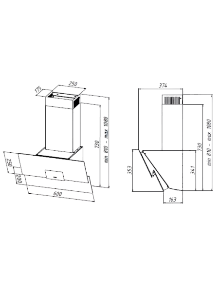 Витяжка кухонна AKPO WK-4 Omega