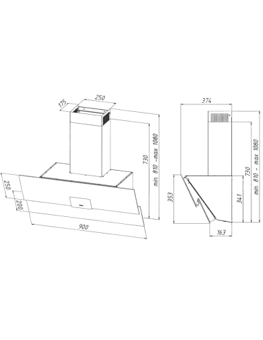 Вытяжка кухонная AKPO WK-4 Omega