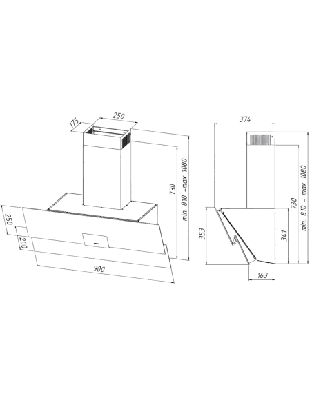 Вытяжка кухонная AKPO WK-4 Omega