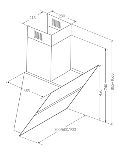 Вытяжка кухонная AKPO WK-4 Venus Eco