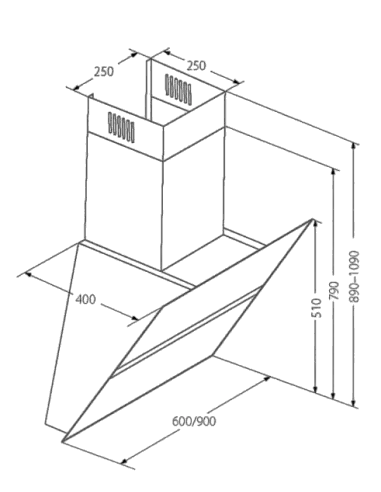 Вытяжка кухонная AKPO WK-9 Venus II