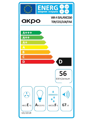 Вытяжка кухонная AKPO WK-4 Balance GOLD