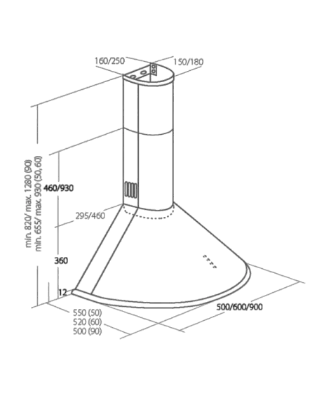 Вытяжка кухонная AKPO WK-4 Dandys GOLD