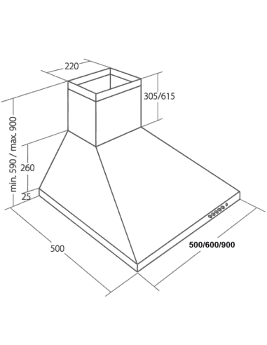 Вытяжка кухонная AKPO WK-4 Classic GOLD