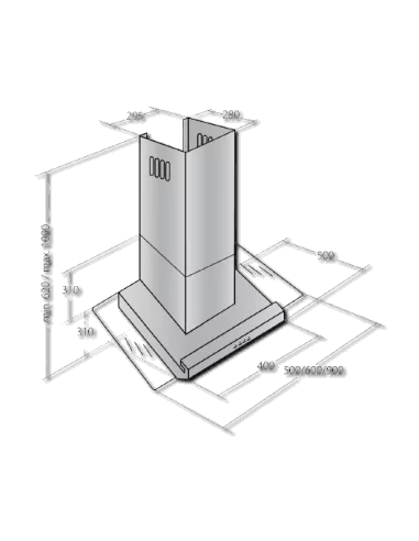 Витяжка кухонна AKPO WK-4 Stratus ECO