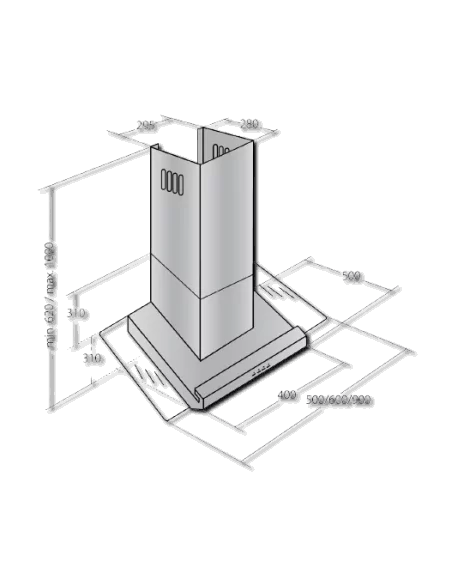 Вытяжка кухонная AKPO WK-4 Stratus ECO