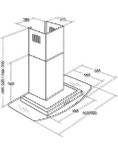 Витяжка кухонна AKPO WK-4 Mirage ECO