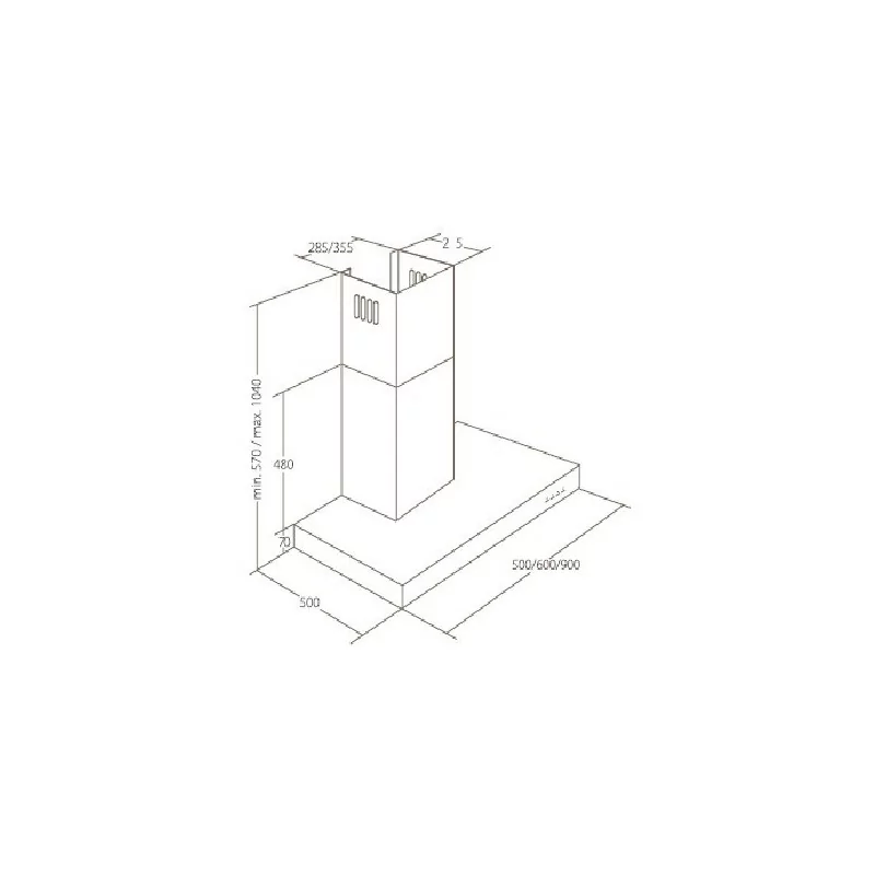 Витяжка кухонна AKPO WK-4 Feniks Glass Eco
