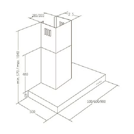 Витяжка кухонна AKPO WK-4 Feniks Glass Eco