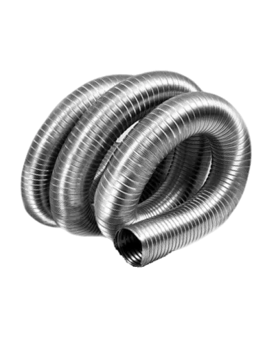 Труба гофрированная эластичная из нержавеющей...