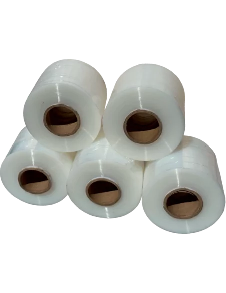 Стретч-пленка первичная 17 мкм ширина 100 мм. Длина намотки 450 м.