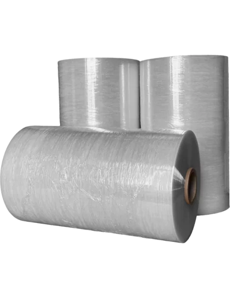 Джамбо-рулон стретч-пленка первичная 17 мкм ширина 500 мм.