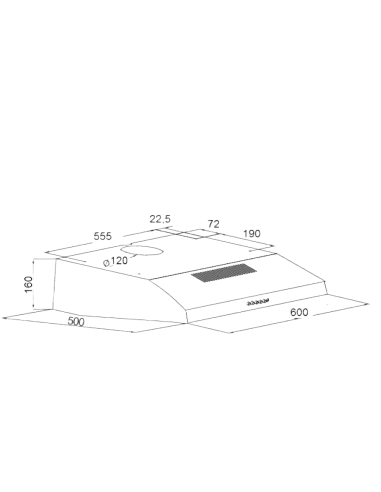 Вытяжка кухонная AKPO WK-7 P-3050, P-3060