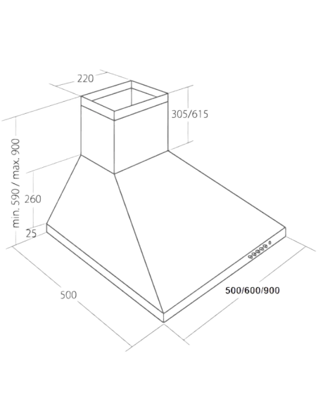 Вытяжка кухонная AKPO WK-4 Classic Eco