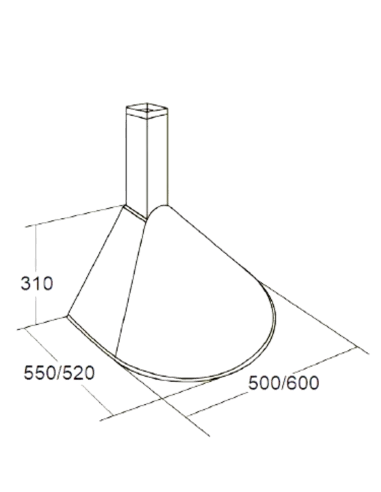 Витяжка кухонна AKPO WK-5 Rondo Turbo