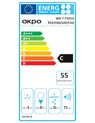 Вытяжка кухонная AKPO WK-7 P-3050, P-3060
