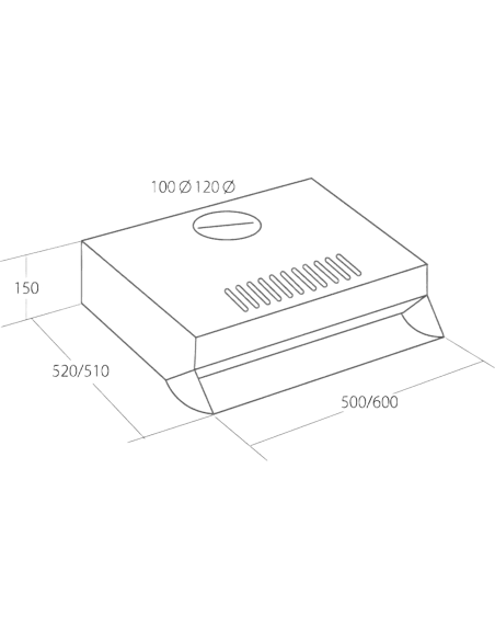 Вытяжка кухонная AKPO AF-50