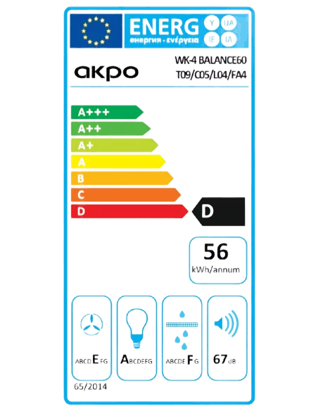 Вытяжка кухонная AKPO WK-4 Balance Eco