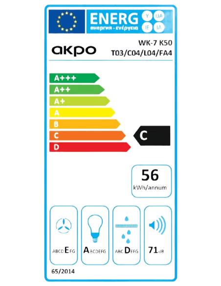 Вытяжка кухонная AKPO WK-7 K Glass